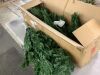 12' Unlit Spruce Pencil Christmas Tree w/ Folding Metal Base - Thumbnail 2