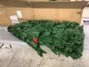 12' Unlit Spruce Pencil Christmas Tree w/ Folding Metal Base - Thumbnail 4