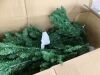 12' Unlit Spruce Pencil Christmas Tree w/ Folding Metal Base - Thumbnail 6