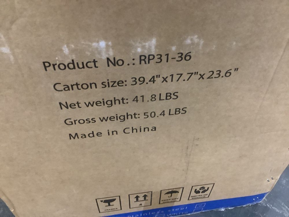VIKIO 36 in. 763 CFM Convertible Wall Mount Range Hood in Stainless Steel with Mesh Filters and Lights - Dented - Image 10 - Lot 221JF