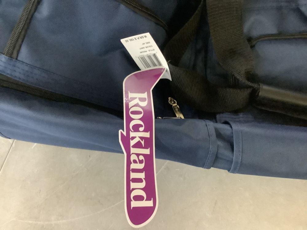 Rockland Voyage 40 in. Rolling Duffle Bag, Navy - Image 4 - Lot 228JF