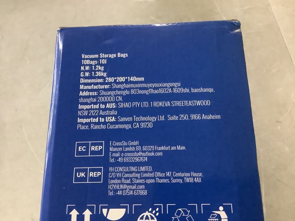 VEVOR 10 Jumbo Space Saver Vacuum Seal Bags - Image 4 - Lot 231JF