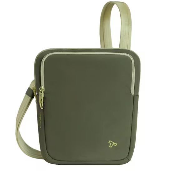 Travelon Anti-Theft Olive The Voyages Slim Crossbody Tote Bag - Image 1 - Lot 232JF