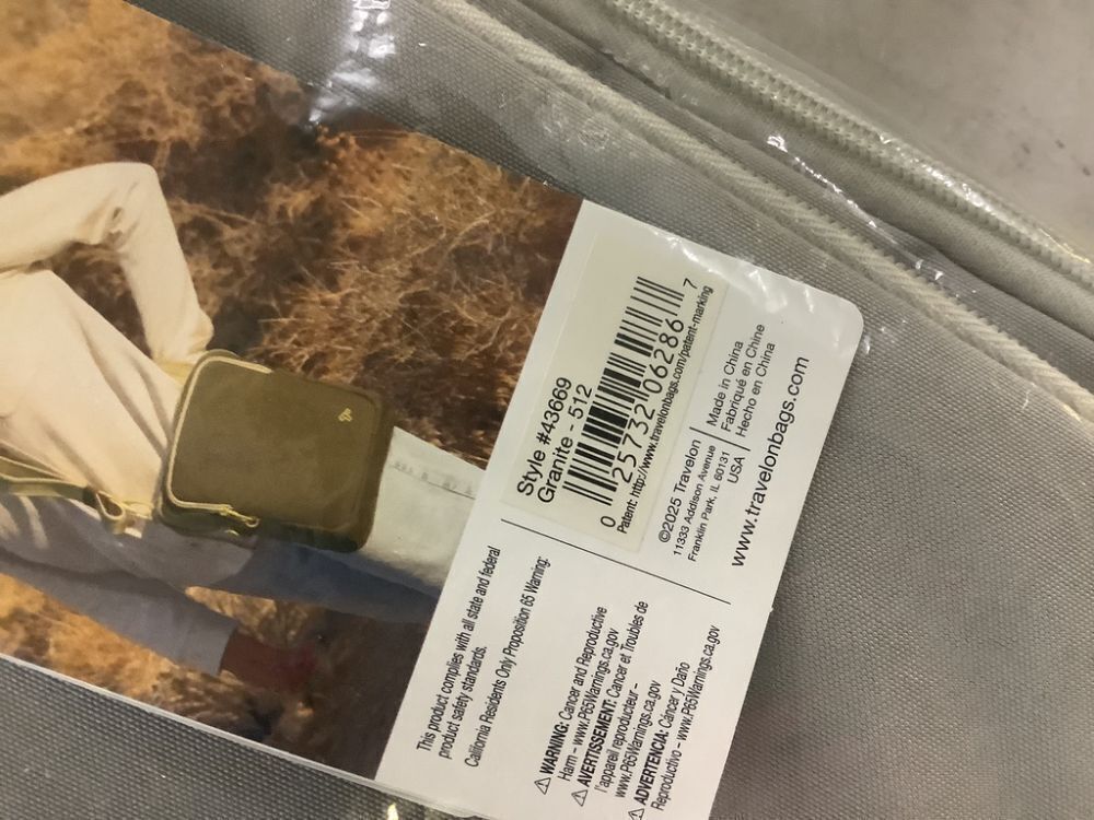 Travelon Anti-Theft Granite The Voyages Slim Crossbody Tote Bag - Image 3 - Lot 233JF