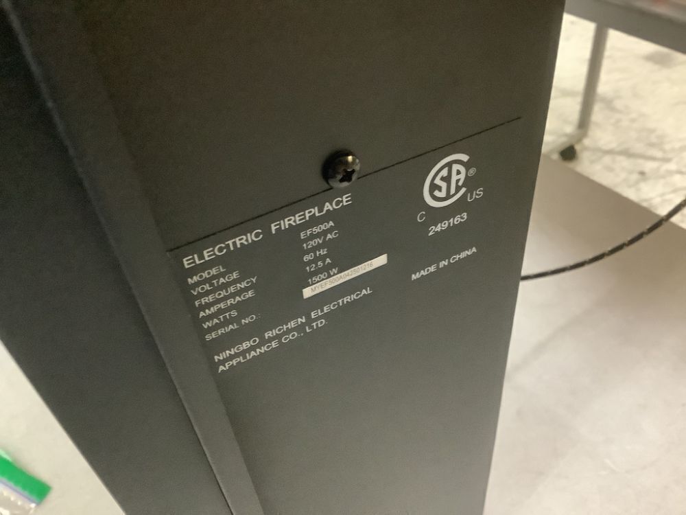 18" Electric Fireplace Insert with Low Noise, Remote Control with Timer, Touch Screen, Adjustable Flame Brightness - Image 4 - Lot 237JF