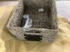 Set of 4 Water Hyacinth Pantry Baskets w/ Chalkboard, Marker - 12in - Thumbnail 3