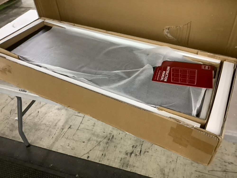 9-Cube Bookshelf Storage Display w/ 3 Removable Panels, Customizable Design - Image 2 - Lot 266