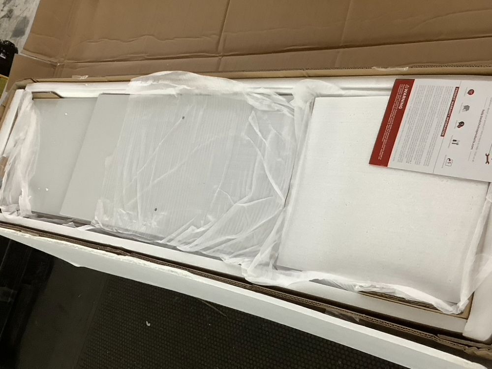 8-Cube Bookshelf, 11in Storage Display w/ Removable Panels, Customizable - Image 3 - Lot 267