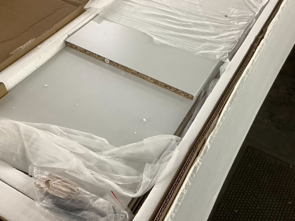 8-Cube Bookshelf, 11in Storage Display w/ Removable Panels, Customizable - Image 6 - Lot 267