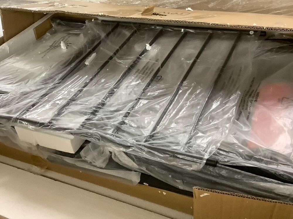 3-Piece Modern Square Dining Set w/ Storage Rack - Image 2 - Lot 268