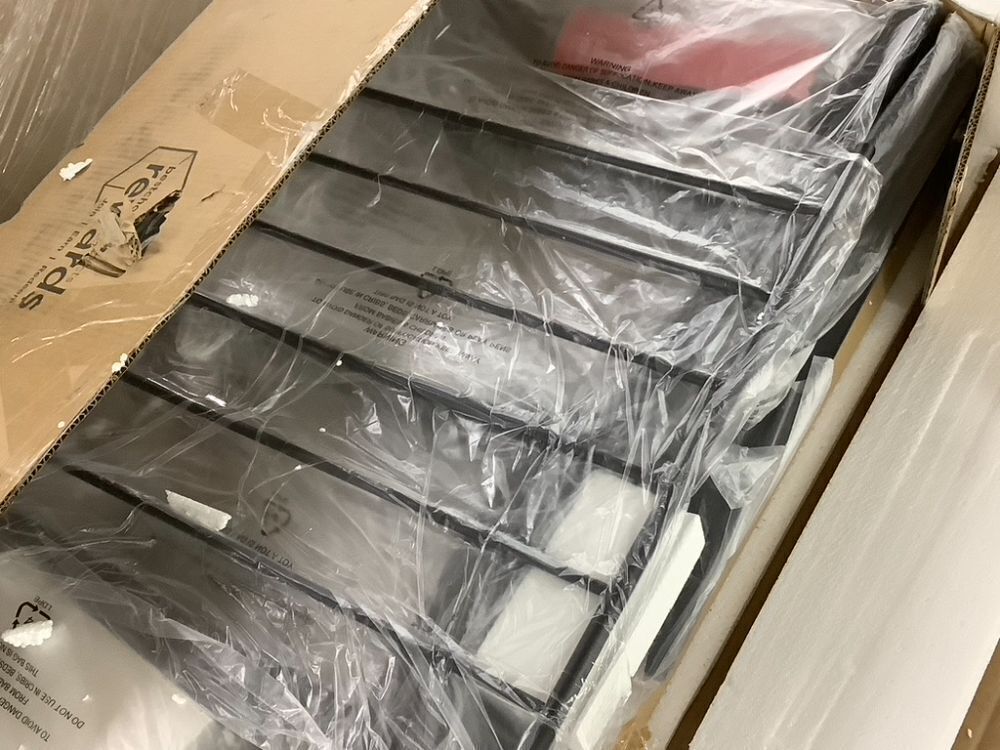 3-Piece Modern Square Dining Set w/ Storage Rack - Image 7 - Lot 268