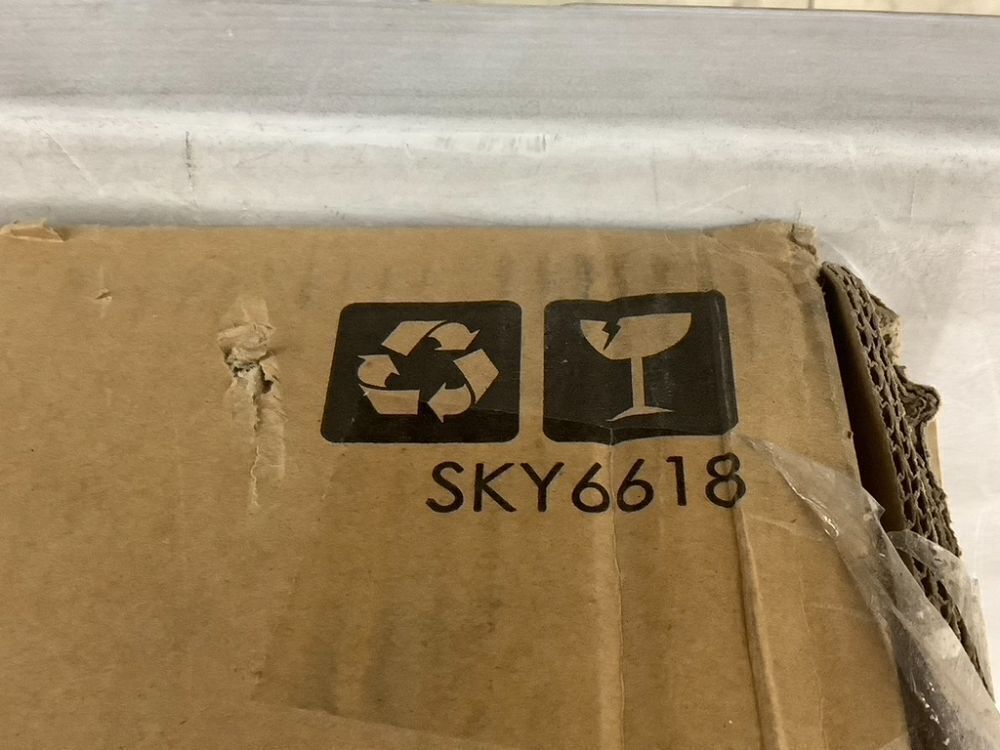 3-Piece Modern Square Dining Set w/ Storage Rack - Image 9 - Lot 268