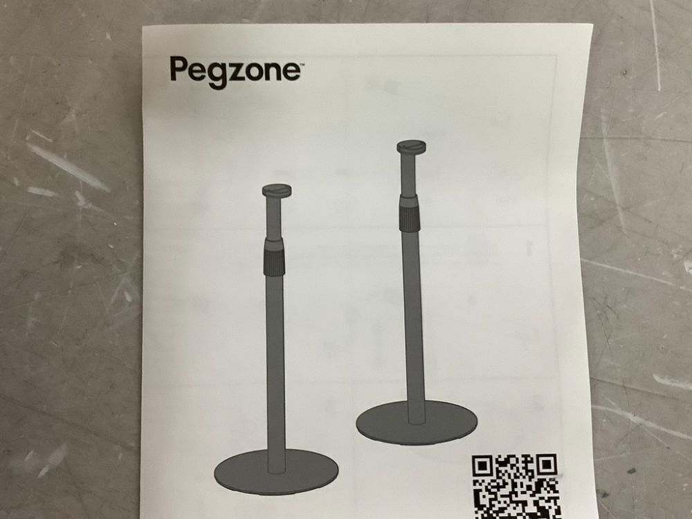 Pegzone Height Adjustable Speaker Floor Stand for Sonos Era 100 & Era 300 - Image 4 - Lot 269