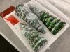Set of 3 Pre-Lit Ceramic Tabletop Christmas Trees - Thumbnail 4