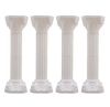 34.65 in. H White Decorative Roman Pillars, 4-Pack - Thumbnail 1
