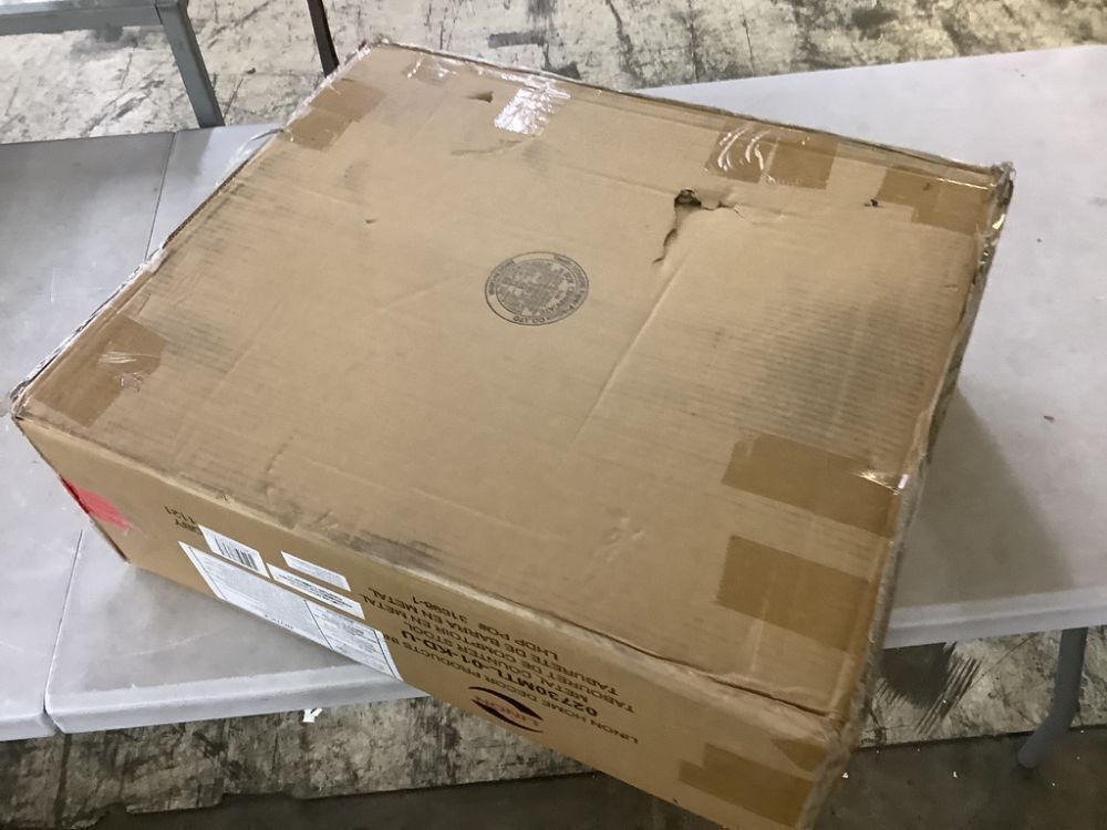 Linon Home Decor Henry Circle Back 24.25 in. Brown High Back Metal Counter Stool with Faux Leather Seat - Image 5 - Lot 324JF