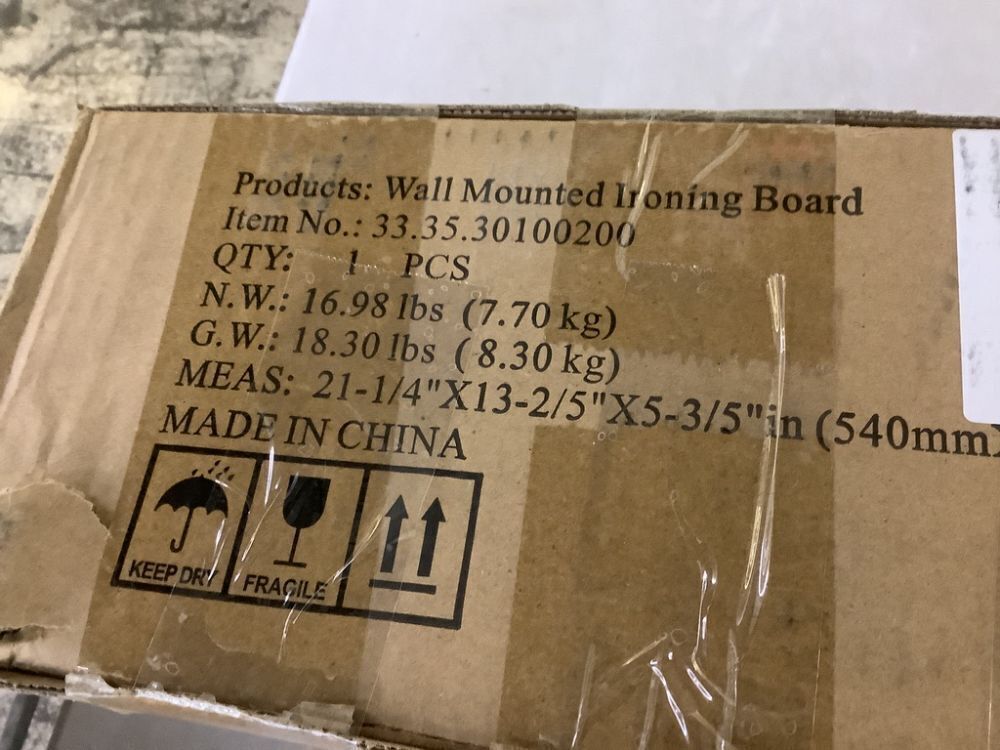 180° Rotatable Wall-Mounted Folding Ironing Board - Image 6 - Lot 326JF