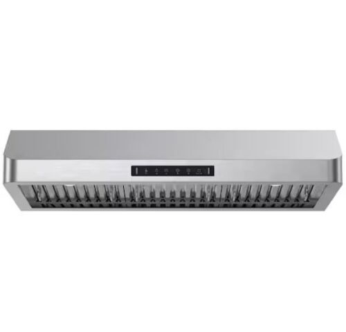 VIKIO 42 in. 900CFM Ducted Under Cabinet Range Hood with 3-Way Venting Removable LED and Gesture Control in Stainless Steel - Lot 332JF