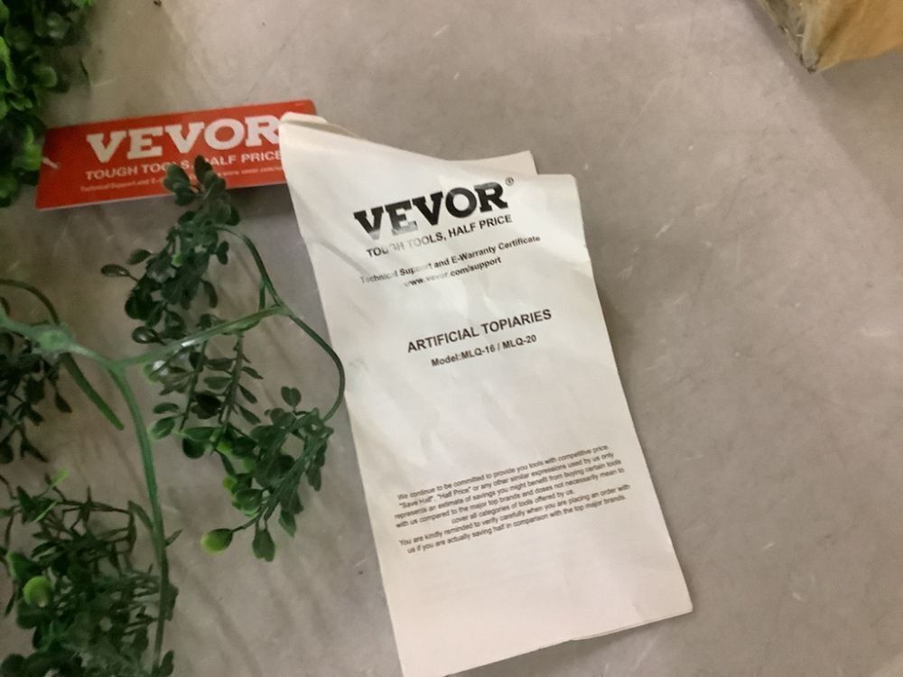 Artificial Topiaries Boxwood Trees 16 in. Tall - Image 4 - Lot 333JF