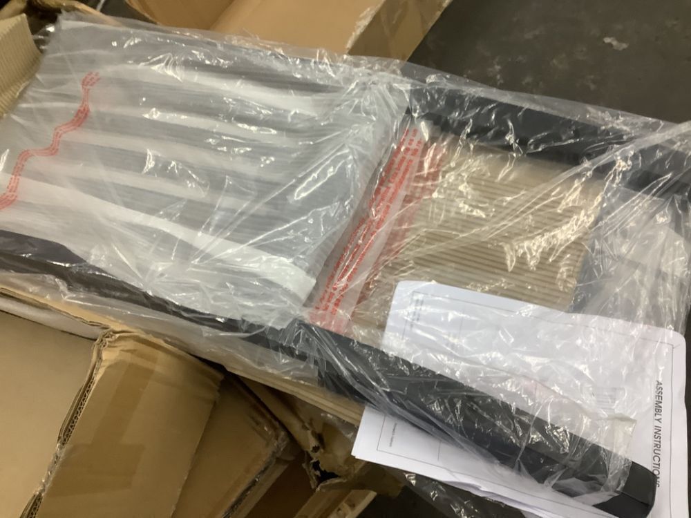 International Concepts Black/Coal Tall Mission Chair, Set of 2 - 1 Has Broken Seat - Image 3 - Lot 339JF