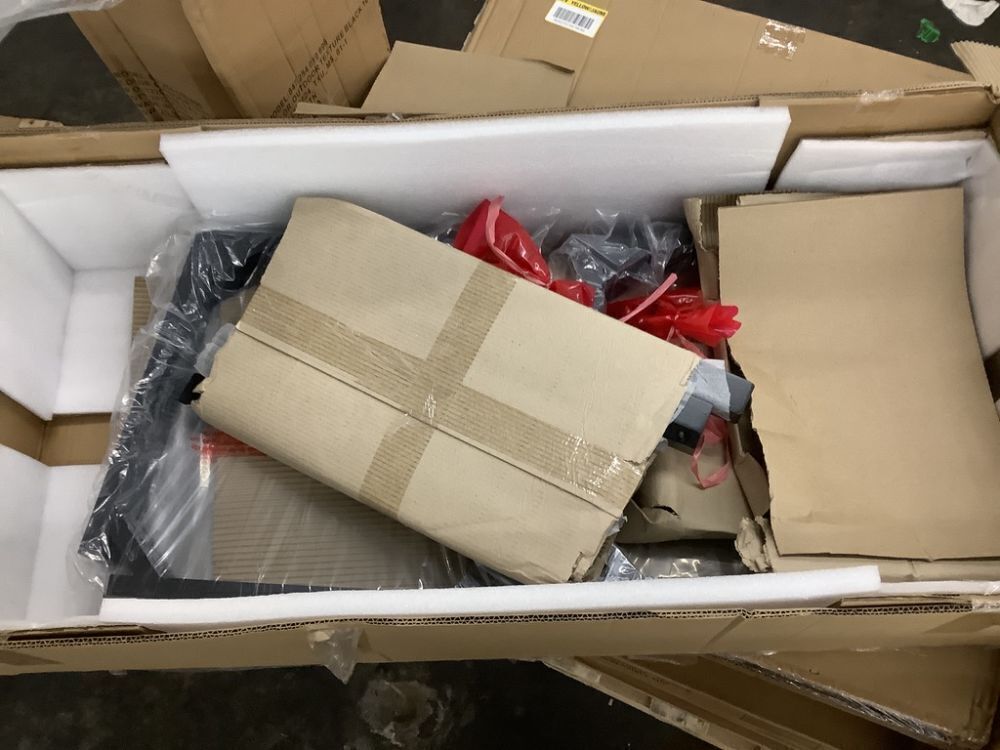 International Concepts Black/Coal Tall Mission Chair, Set of 2 - 1 Has Broken Seat - Image 5 - Lot 339JF