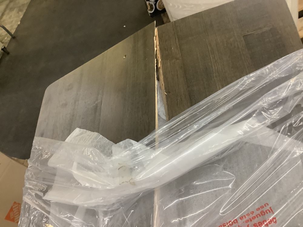 International Concepts Black/Coal Tall Mission Chair, Set of 2 - 1 Has Broken Seat - Image 6 - Lot 339JF