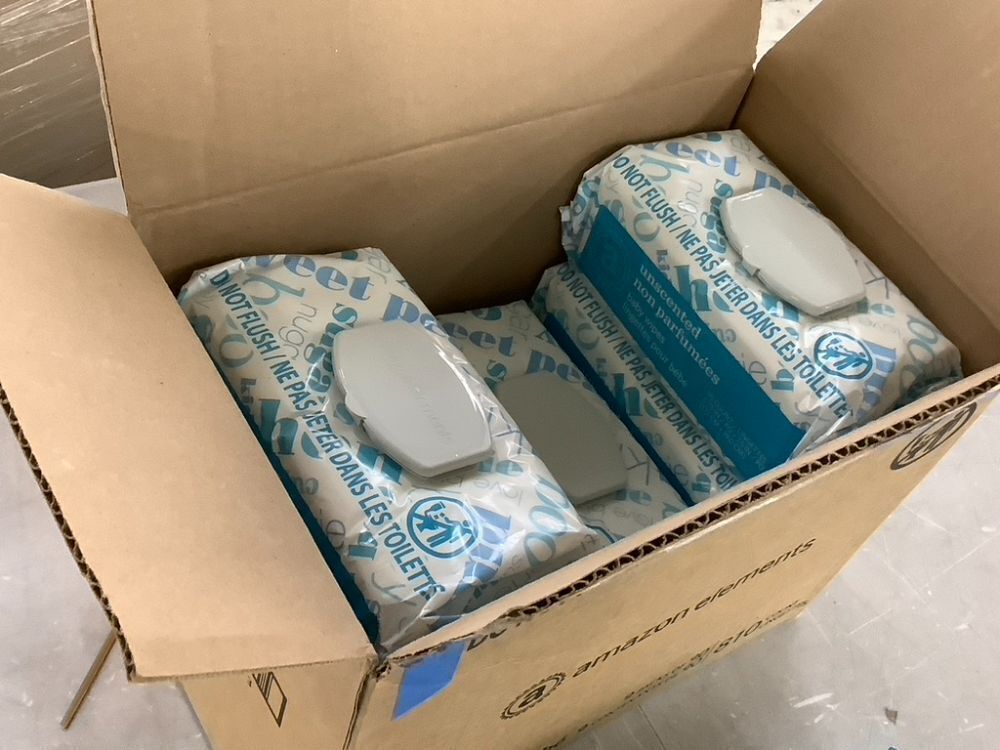 Amazon Elements Baby Wipes, 9 Packs - Image 4 - Lot 365