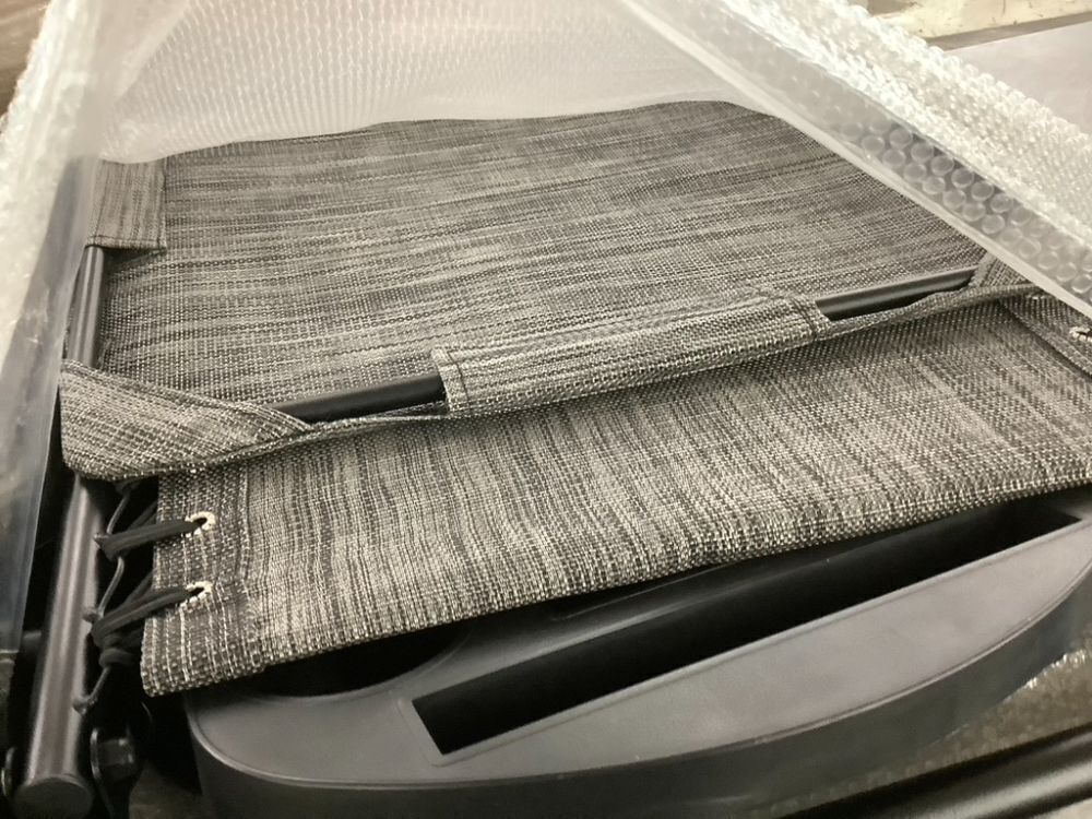 Folding Zero Gravity Recliner Patio Lounge Chair w/ Canopy, Side Tray - Image 3 - Lot 368