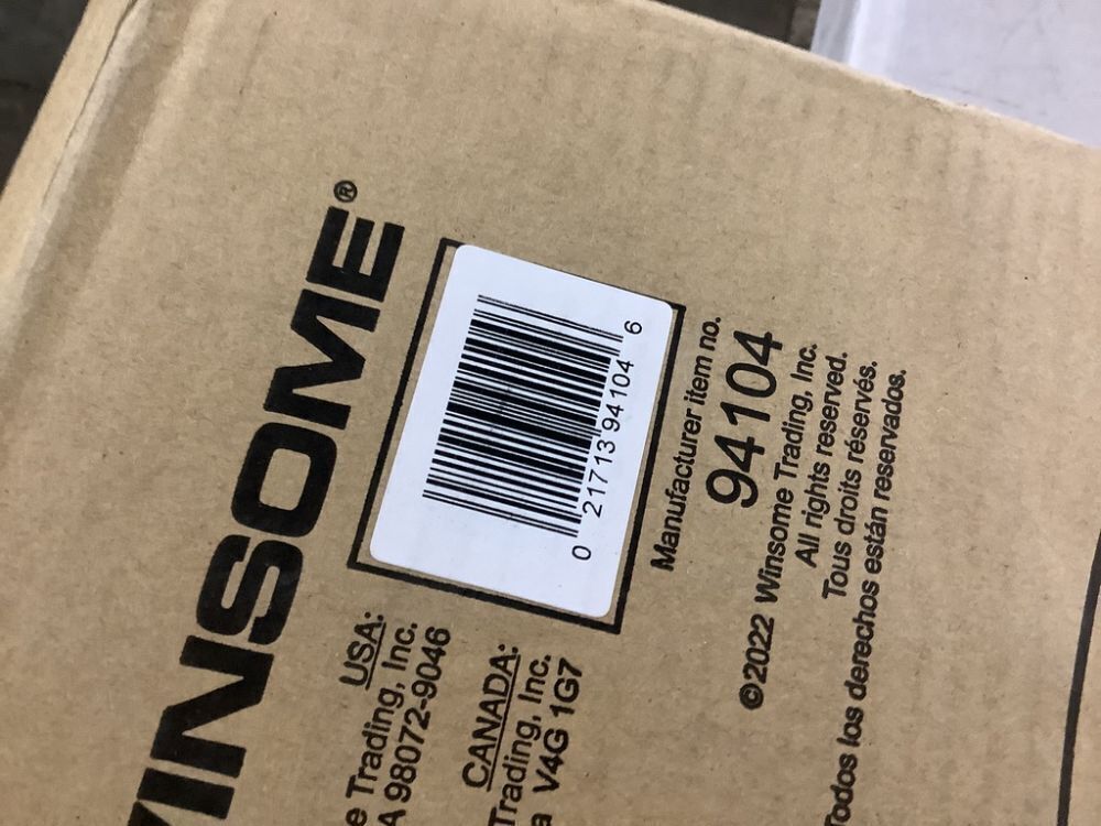 WINSOME WOOD Scalera Ladder-Back Swivel Seat 24 in. H Counter Stool, Walnut - Image 6 - Lot 421JF