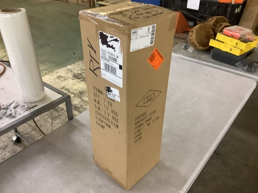 Brown Metal Spinning Photo and Card Holder Stand 25" Tall - Image 2 - Lot 437JF