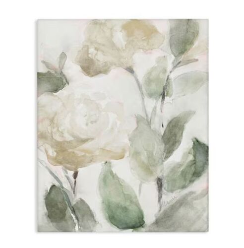 Lot of (2) Stupell Industries Charming Abstract Florals by Lanie Loreth Canvas - (1) 30 in. x 24 in. & (1) 20in. x 16in. - Lot 439JF