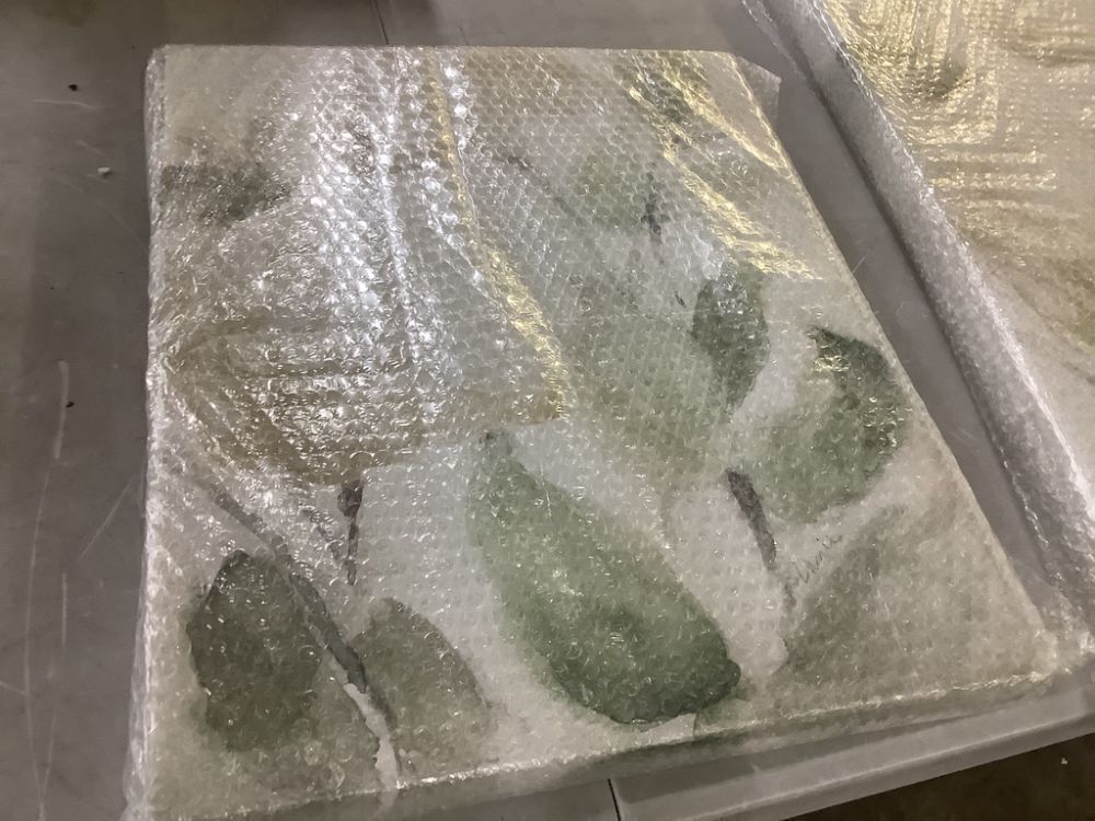 Lot of (2) Stupell Industries Charming Abstract Florals by Lanie Loreth Canvas - (1) 30 in. x 24 in. & (1) 20in. x 16in. - Image 3 - Lot 439JF