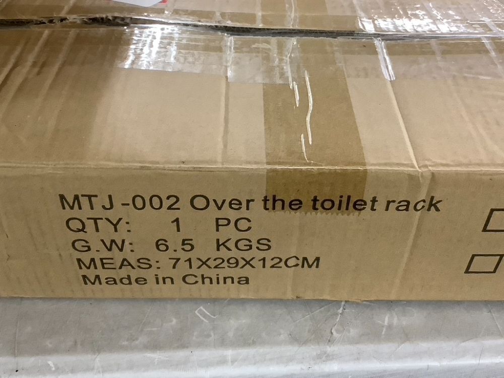 Over-The-Toilet Storage Rack - Unknown if Hardware is Complete - Image 6 - Lot 461