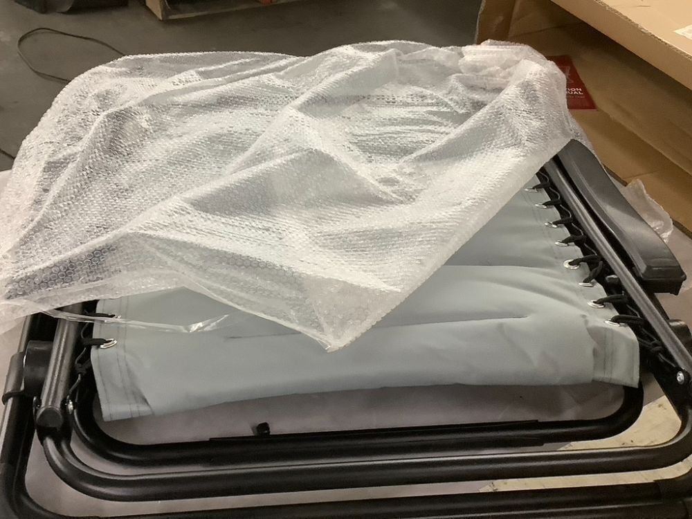 Oversized Padded Zero Gravity Chair, Folding Recliner w/ Headrest, Side Tray - Image 5 - Lot 465