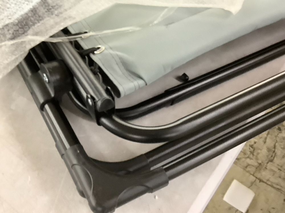 Oversized Padded Zero Gravity Chair, Folding Recliner w/ Headrest, Side Tray - Image 6 - Lot 465