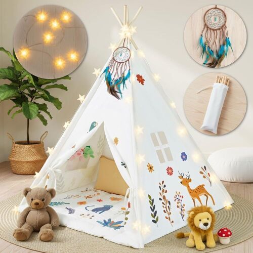 Natural Cotton Toddler Play Tent - Lot 477