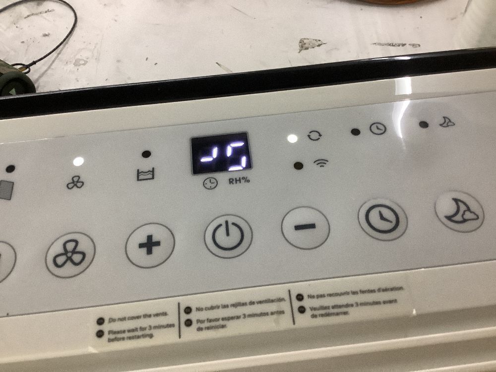 Honeywell Dehumidifier - Top Display Defective - Image 3 - Lot 522JF