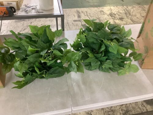 Lot of (2) Nearly Natural 24 in. London Ivy Artificial Ledge Plant (Real Touch) - Lot 537JF