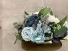 10 Inch Dusty Blue Wedding Bouquet - Thumbnail 3
