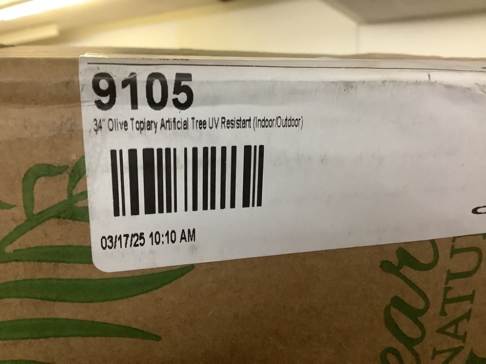 Nearly Natural 34 in. Indoor/Outdoor Olive Topiary Artificial Tree - Image 6 - Lot 632JF