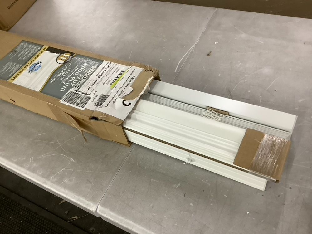 Lotus & Windoware Cordless 2 Inch Faux Wood Blind, 34" Wide x 60" Long - Image 2 - Lot 671