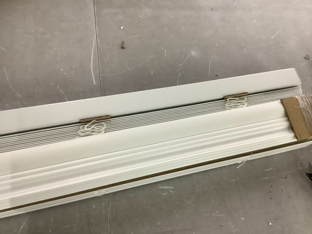 Lotus & Windoware Cordless 2 Inch Faux Wood Blind, 34" Wide x 60" Long - Image 4 - Lot 671