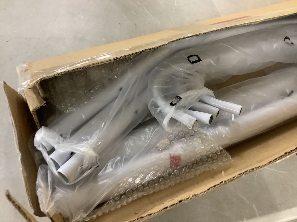 Mind Reader White Freestanding Coat Rack Hall Tree Metal 69 in. H x 16.5 in. W x 14.75 in. D - Image 3 - Lot 732JF