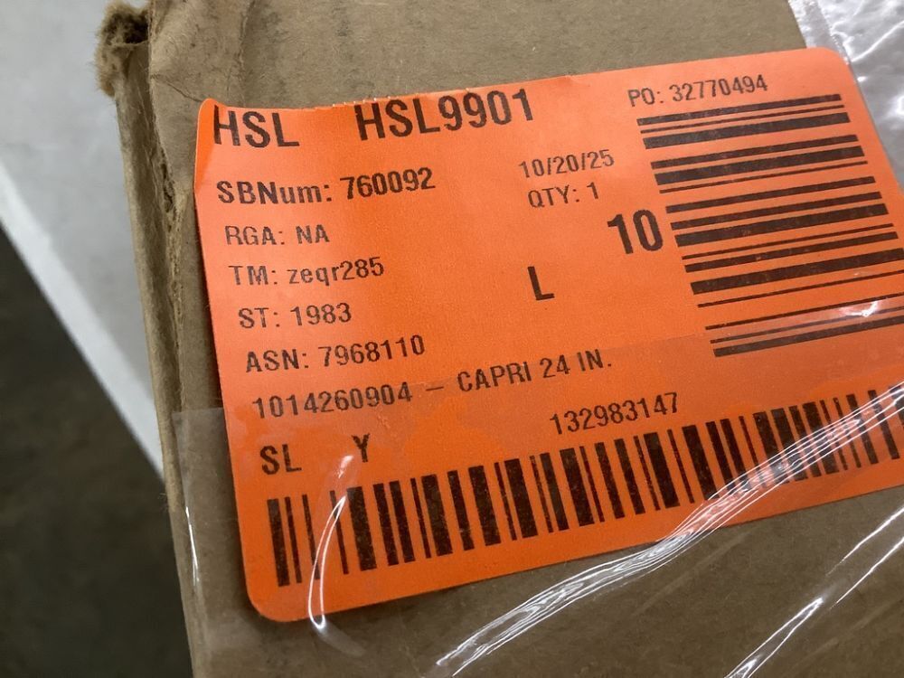 Lot of (3) Capri 24 in. W x 8 in. D Clear Glass with Pelican Brackets Decorative Wall Shelf - Image 5 - Lot 736JF