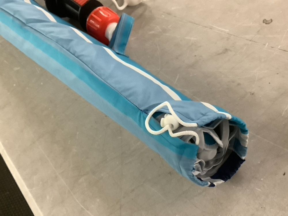 7ft Heavy Duty High Wind Beach Umbrella with Sand Anchor - Image 3 - Lot 764