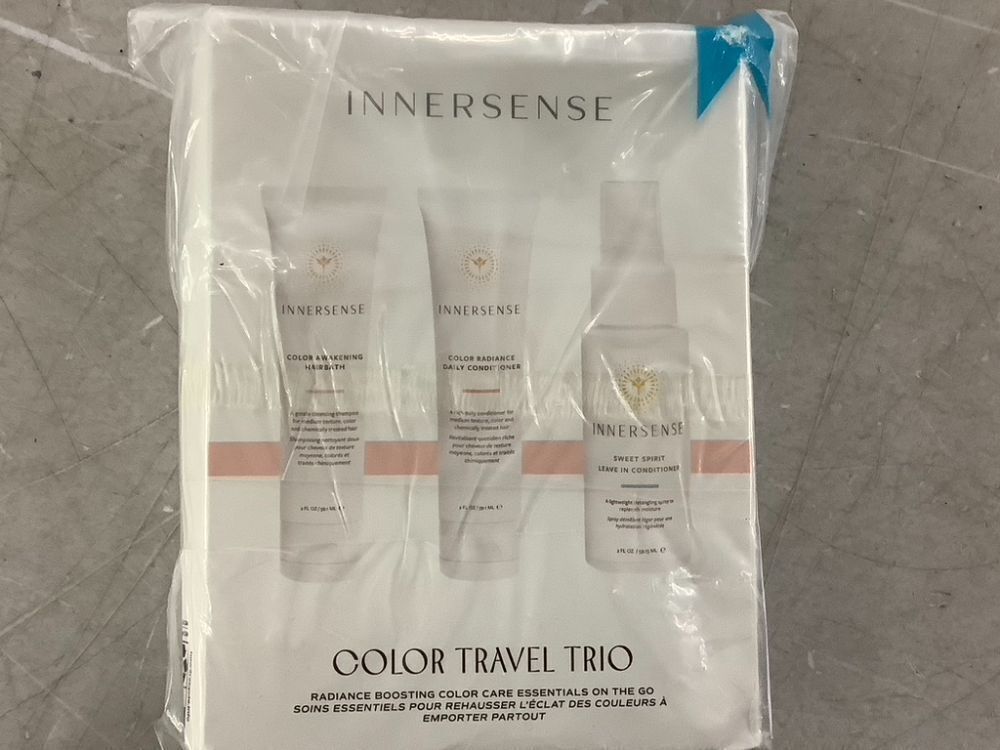 INNERSENSE Color Travel Hair Trio, Awakening Hairbath, Radiance Conditioner, Sweet Spirit Leave-In Conditioner - Image 2 - Lot 769