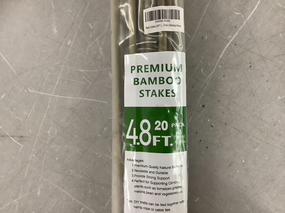 4.8' Bamboo Garden Stakes, 20pc - Image 4 - Lot 776