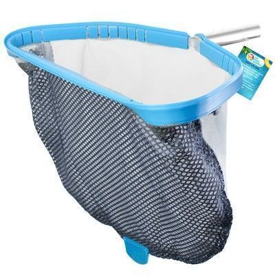 Heavy Duty Swimming Pool Aluminum Leaf Skimmer Rake with Deep Net - Lot 780