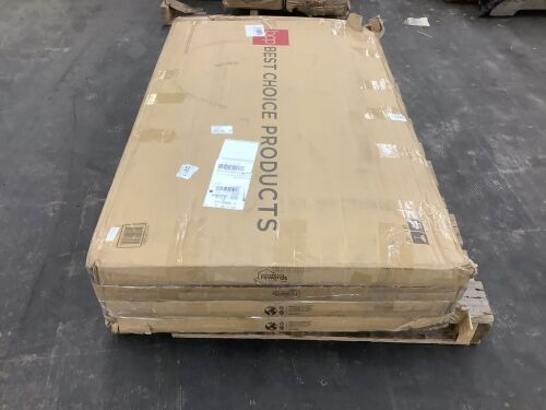 Lot of (4) Bar Height Folding Table Indoor Outdoor Accessory w/ Thick Table Top, 32in - Uninspected - Lot 107