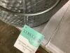 Lot of (3) Towle Living 25 in. Galvanized Hammered Steel Oval Beverage Tub, Gray - Thumbnail 5